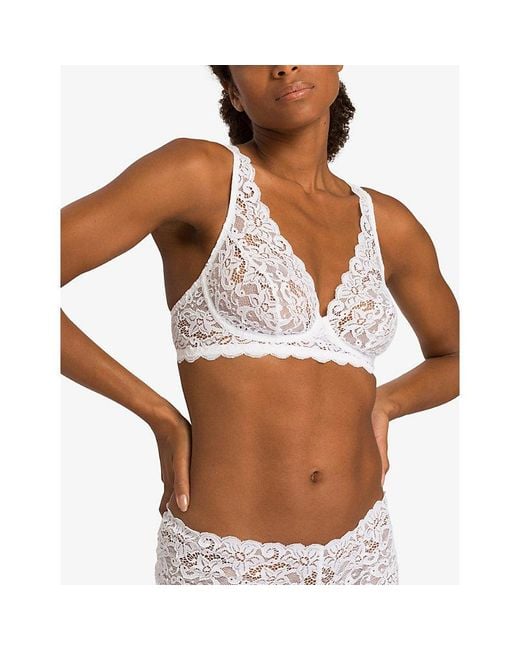 Hanro Blue Moments Lace Soft-Cup Bra