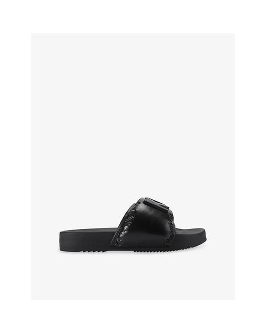 Kurt Geiger Black Kurt Puff Shell Slides for men