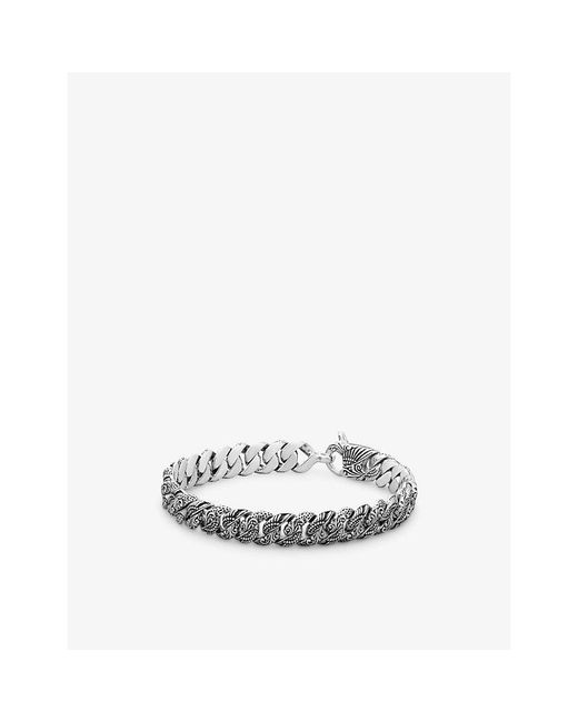 Clocks and Colours White Serenity Sterling- Bracelet for men