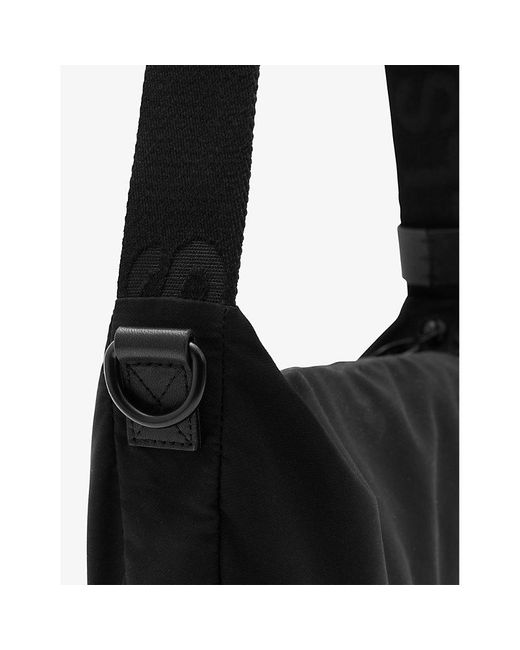 AllSaints Black Koy Recycled-polyester Cross-body Sling Bag for men