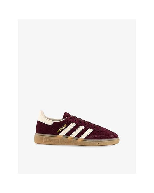 Adidas Brown Handball Spezial Suede Low-Top Trainers