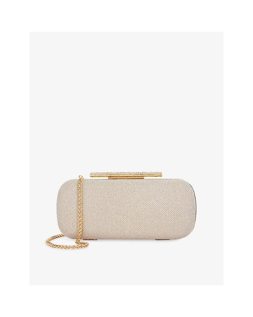 Dune Natural Body Woven Clutch Bag
