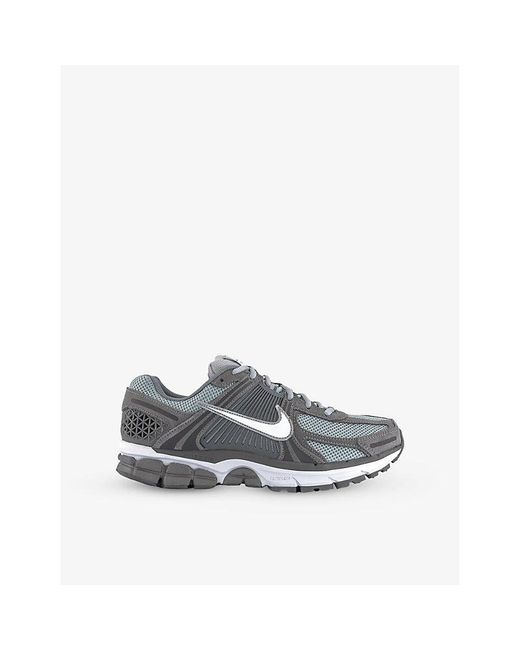 Nike Gray Zoom Vomero 5 Leather And Mesh Low-Top Trainers for men