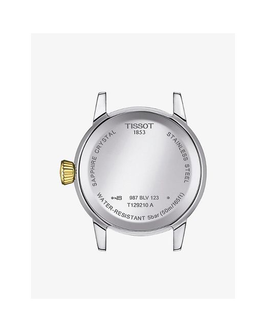Tissot Metallic T129.210.22.263.00 Classic Dream Lady Stainless-Steel And Pvd-Coated Stainless-Steel Quartz Watch for men