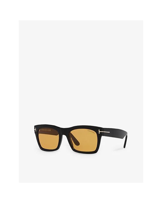 Tom Ford Black Tr001698 Nico Square-frame Polyamide Sunglasses for men
