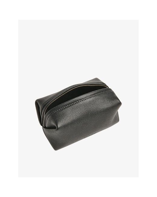 Whistles Black Ria Mini Leather Pouch