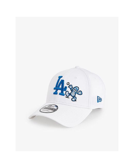 KTZ Blue 9forty La Dodgers Food-character Cotton Baseball Cap for men