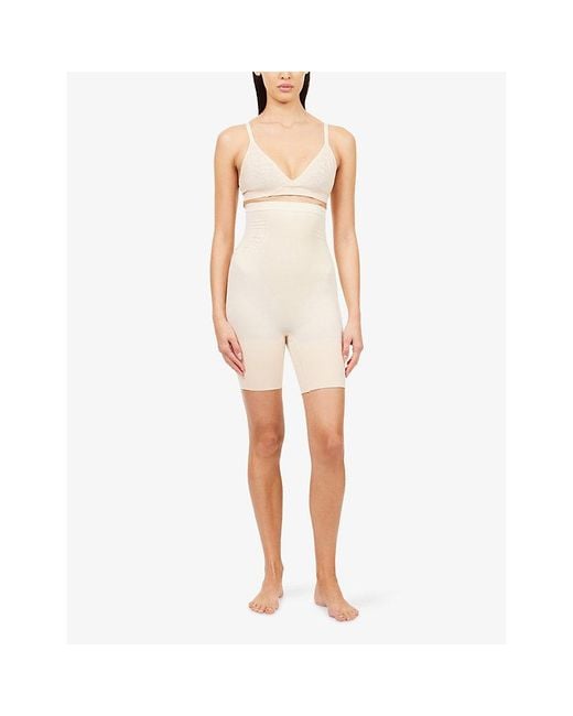 Spanx Natural Sculpt Gofigure High-Waist Mid-Thigh Shorts