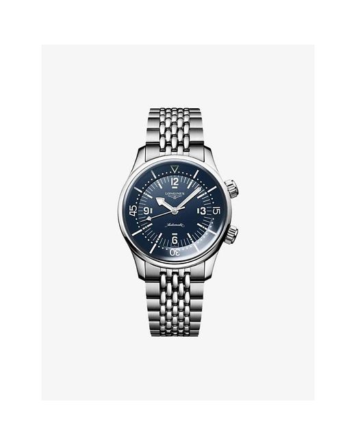 Longines Blue L3.764.4.90.7 Legend Diver Stainless-Steel Automatic Watch
