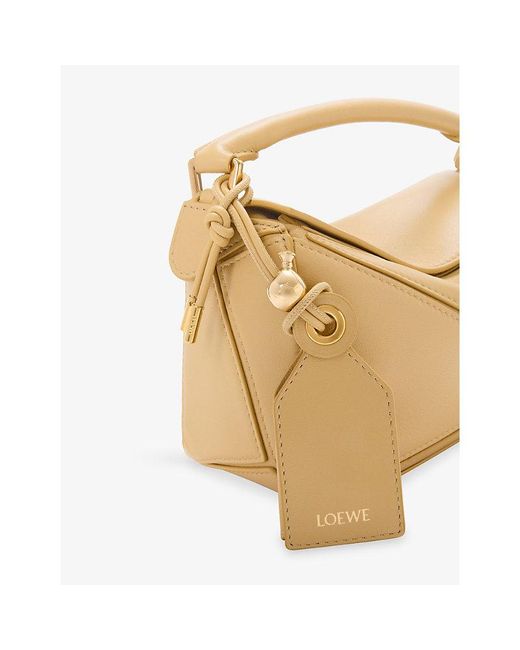 Loewe Metallic Small Featherlight Puzzle Bag