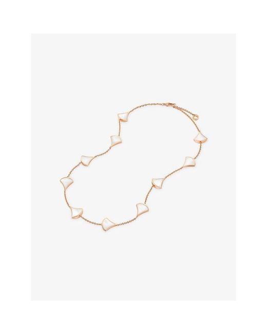 BVLGARI Metallic Divas' Dream 18Ct Rose- And Mother-Of-Pearl Necklace