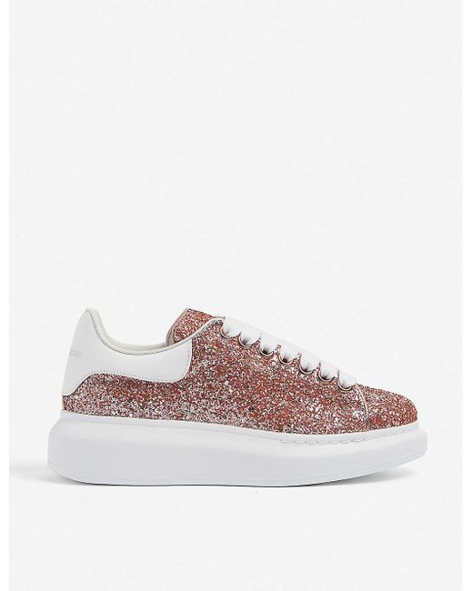 alexander mcqueen sneakers peach
