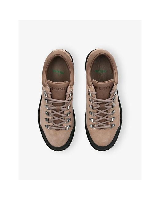 Diemme Gray Cornaro Gomma Suede Boots for men