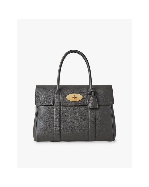 Mulberry Black Bayswater Heritage Leather Tote Bag