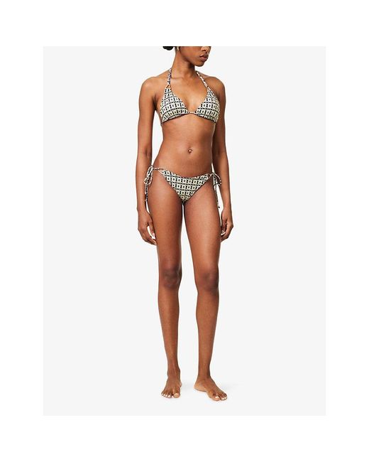 Away That Day White Gili Bikini Bottoms