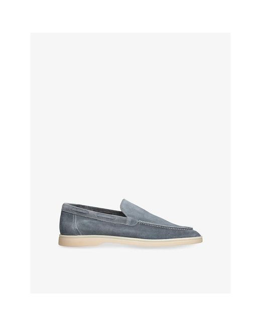 Aurélien Blue Yacht Suede Loafers for men