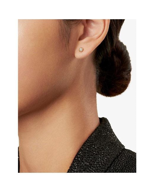 Tiffany & Co White Diamonds By The Yard Diamond And 18Ct Rose- Stud Earrings