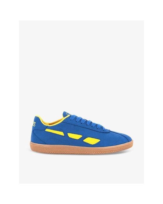 SAYE Blue Modelo 70 Faux-leather Trainers