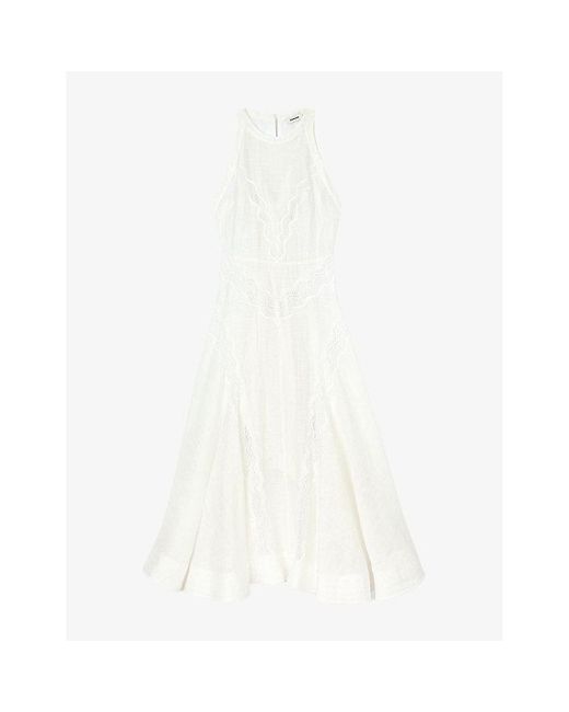 prada a line dress PRADA 2016 PINK DIAMOND PRINTED A LINE DRESS – Angeles Vintage main image 0