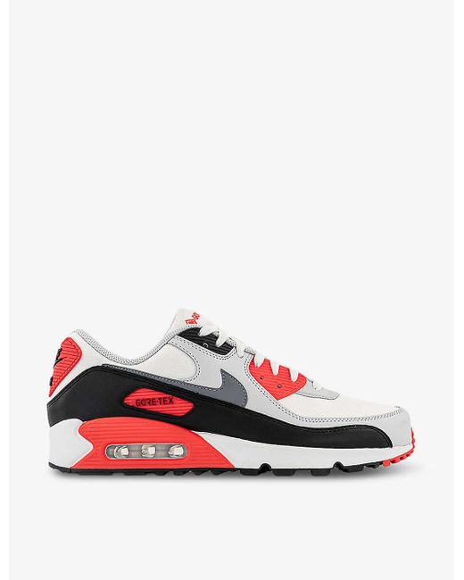 Nike White Air Max 90 Gore-tex Leather And Mesh Low-top Trainers for men
