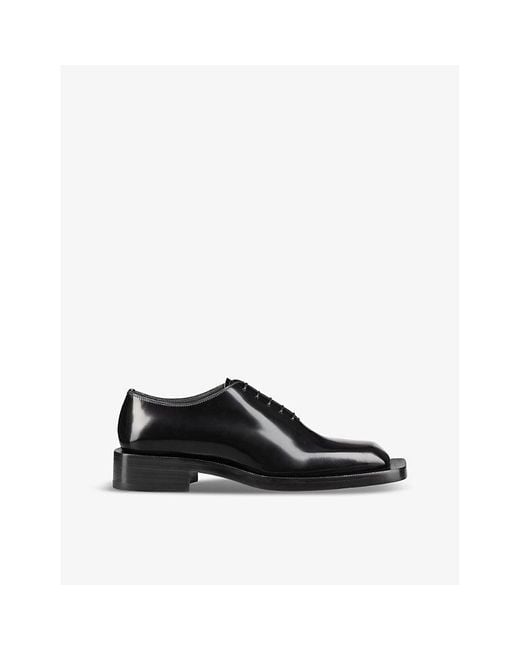 Christian Louboutin Black Caraca Leather Shoes for men