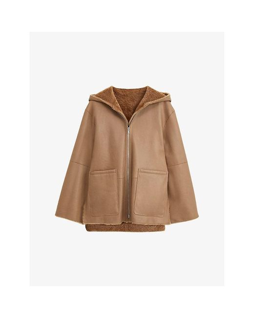 Joseph Brown Cosser Relaxed-Fit Reversible Shearling And Suede Coat