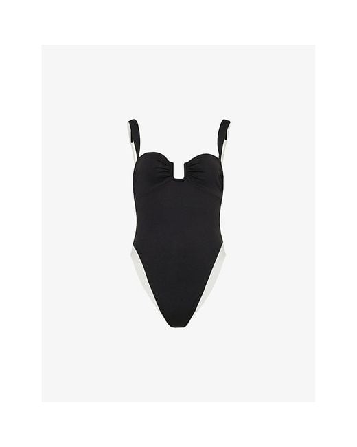 Away That Day Black Cannes Balconette Swimsuit