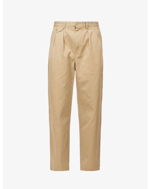 Polo Ralph Lauren Multicolor Whitman Pleated Relaxed-fit Straight-leg Cotton Trousers for men