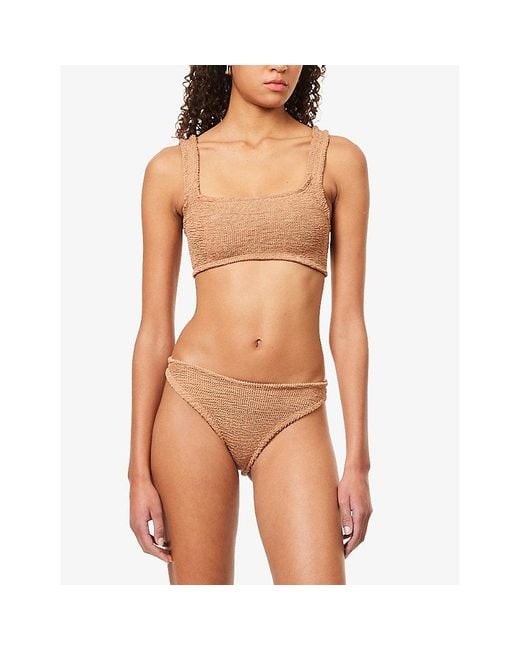 Hunza G White Xandra Bikini Set