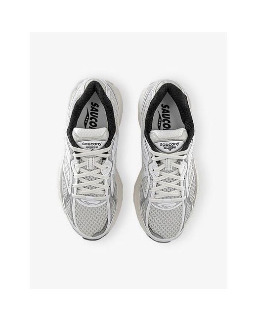 Saucony White Progrid Guide 7 Woven Trainers for men