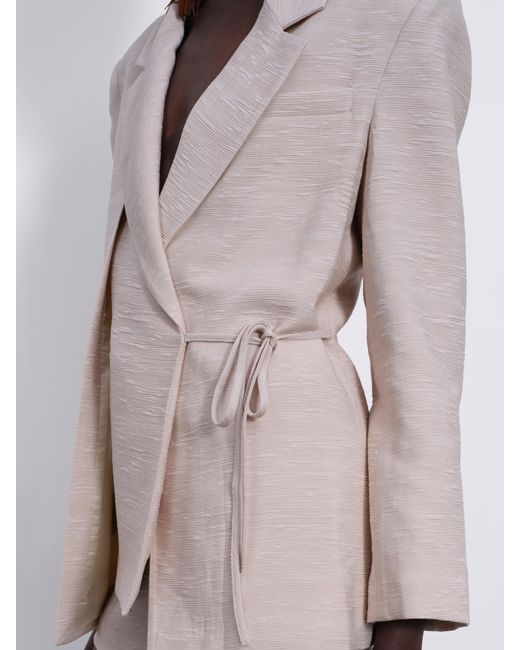 Sélone Natural Helia Wrap Blazer
