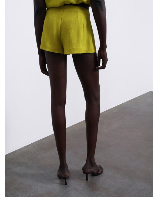 Sélone Green Helia Relaxed Shorts