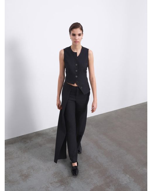 Sélone Black Calin Overlay Trousers