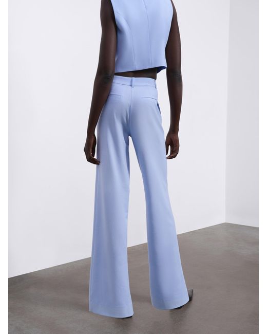 Sélone Blue Aura Straight-Leg Trousers