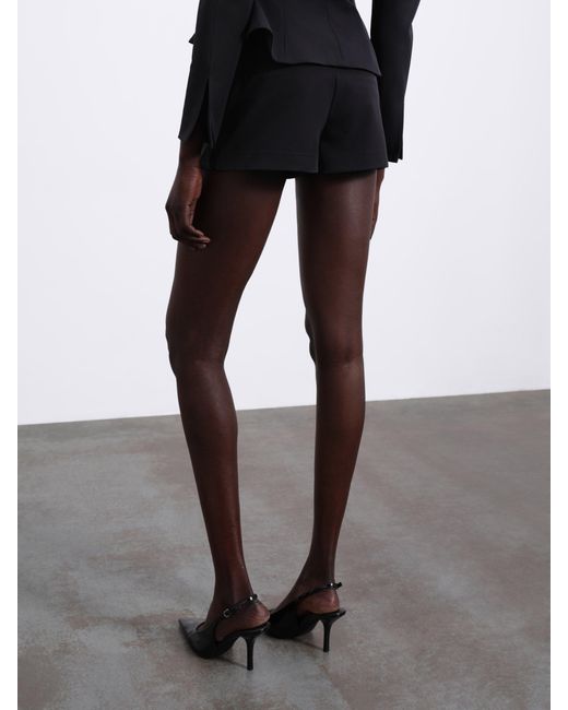 Sélone Black Elen Double Layer Shorts