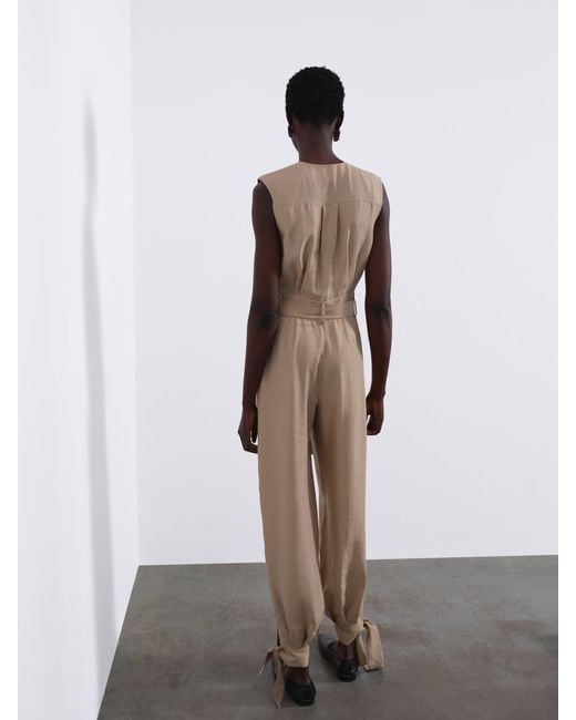 Sélone Natural Loen Balloon Jumpsuit