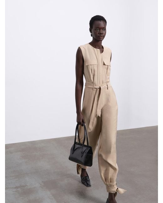 Sélone Natural Loen Balloon Jumpsuit