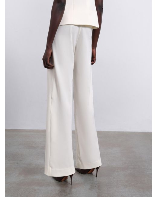 Sélone White Lora Tailored Trousers