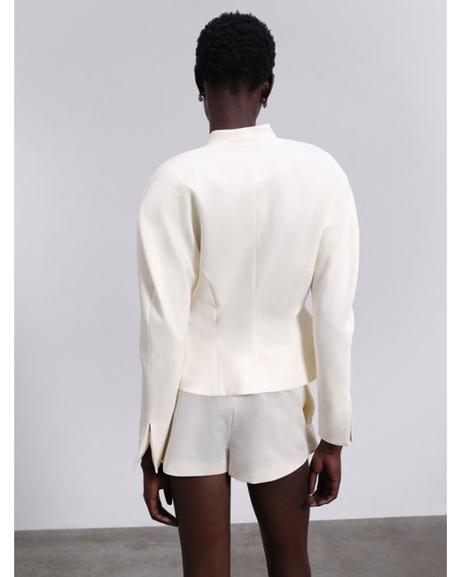 Sélone White Elen Sculpt Blazer