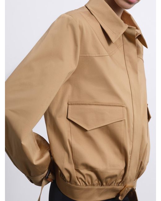 Sélone Brown Cael Pocket Bomber Jacket