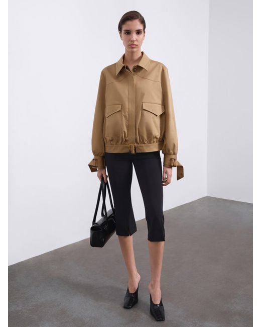 Sélone Brown Cael Pocket Bomber Jacket