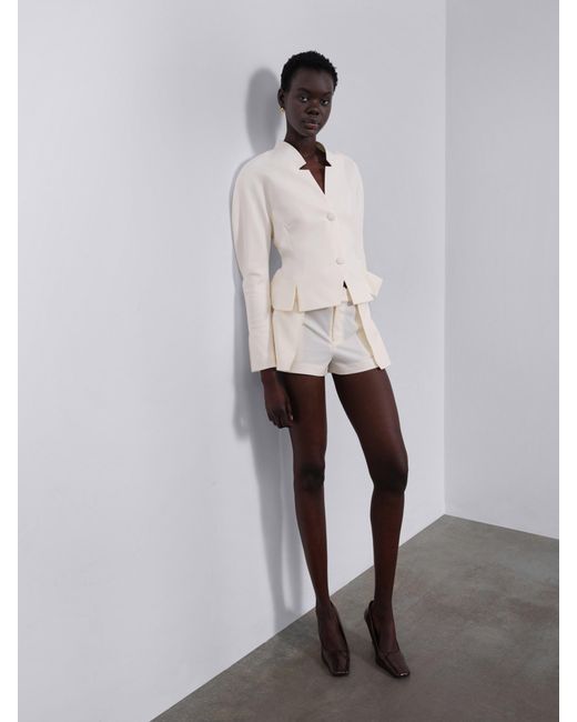Sélone White Elen Sculpt Blazer