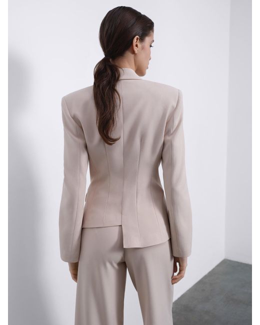 Sélone Natural Oris Asymmetric Tailored Blazer