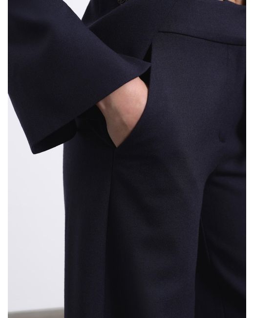 Sélone Blue Maren Wide-Leg Trousers