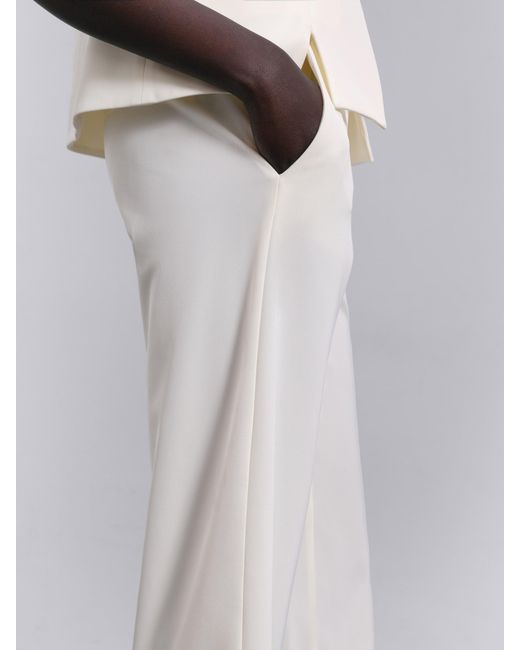 Sélone White Lora Tailored Trousers