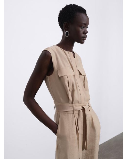 Sélone Natural Loen Balloon Jumpsuit