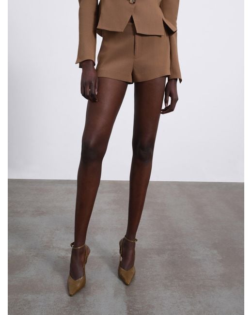 Sélone Brown Eron Mini Shorts