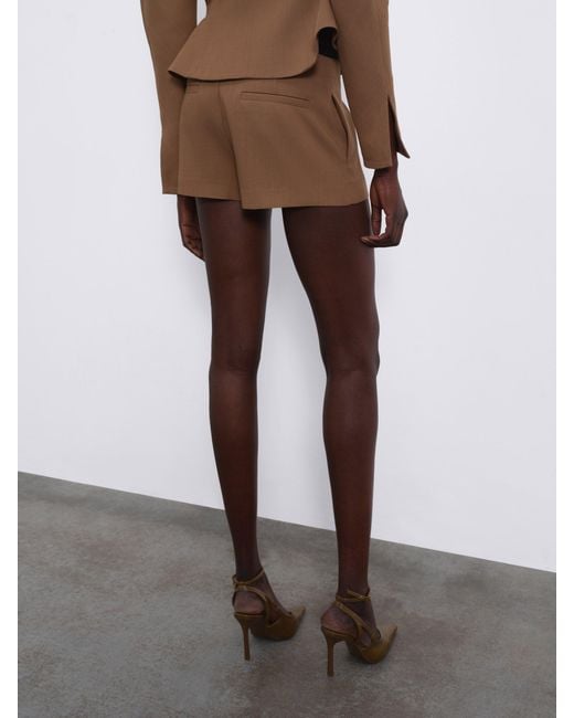 Sélone Brown Eron Mini Shorts