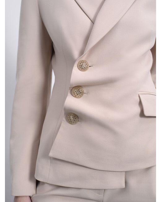 Sélone Natural Oris Asymmetric Tailored Blazer