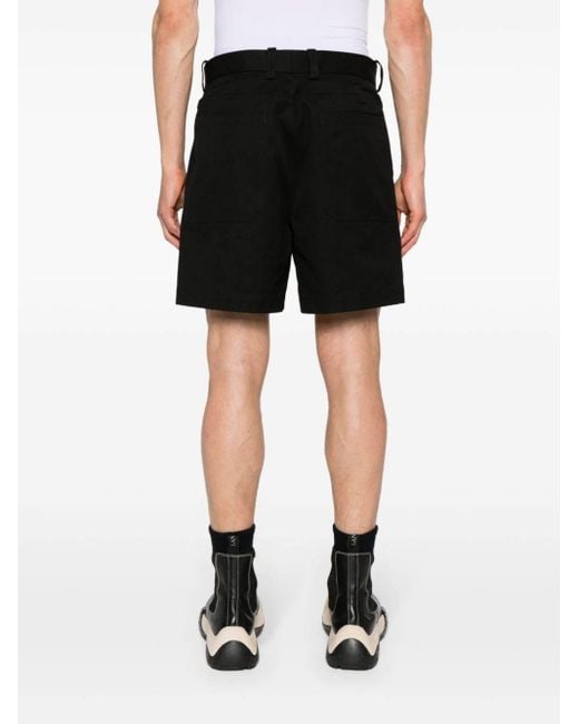 Jil Sander Black Belted Shorts for men